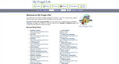 Desktop Screenshot of myfrugallife.com
